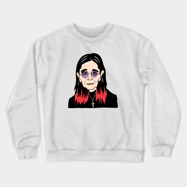 OZZY OSBOURNE FAN ART!! Crewneck Sweatshirt by cartoonistguy